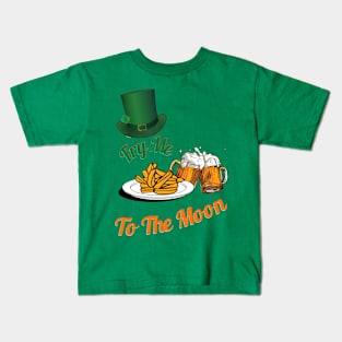 Fry Me to the Moon Kids T-Shirt